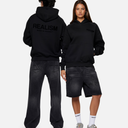 HEAVEN LOGO HOODIE OBSIDIAN