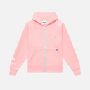 RADIANT ZIP HOODIE PINK DUST
