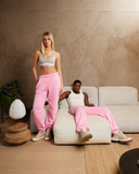 COURT BOXY SWEATPANTS CANDY PINK