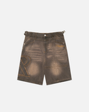 VIVANT DENIM SHORTS TINTED MUD