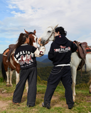 HORSE LETTERMAN JACKET BLACK