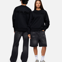 HEAVEN LOGO CREWNECK OBSIDIAN