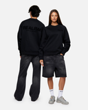 HEAVEN LOGO CREWNECK OBSIDIAN
