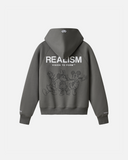 REALISM AND DISNEY MICKEY & FRIENDS SKETCH ZIP HOODIE COOL GREY