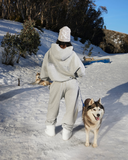 GLIMMER LOGO HOODIE GREY MARLE