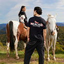 HORSE LOGO TEE BLACK