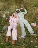 BUNNY SWEATPANTS OPEN LEG GREY MARLE