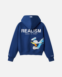 REALISM AND DISNEY DONALD DUCK ZIP HOODIE ASTRAL NAVY