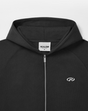 RADIANT ZIP HOODIE V2 ASPHALT