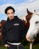 HORSE LOGO HOODIE BLACK