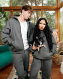 CORE BASICS HOODIE COOL GREY