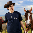 STRIDE LOGO TEE NAVY