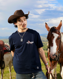 STRIDE LOGO TEE NAVY