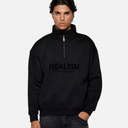 ELITE HALF ZIP SWEATER BLACK