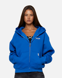 STUDIO ZIP HOODIE AZURE