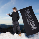 GLIMMER LOGO HOODIE BLACK PINK