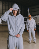 RADIANT ZIP HOODIE V2 REFLECTIVE GREY MARLE