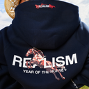 STRIDE ZIP HOODIE NAVY