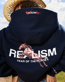 STRIDE ZIP HOODIE NAVY