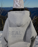 GLIMMER LOGO HOODIE GREY MARLE