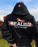 HORSE LOGO HOODIE BLACK