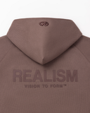 RADIANT ZIP HOODIE V2 STONE BROWN