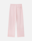 BUNNY SWEATPANTS OPEN LEG PASTEL PINK