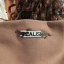 HORSE PATCH ZIP HOODIE EARTH