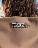 HORSE PATCH ZIP HOODIE EARTH