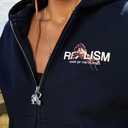 STRIDE ZIP HOODIE NAVY