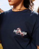 STRIDE LOGO TEE NAVY