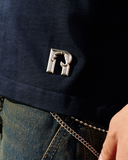 STRIDE LOGO TEE NAVY