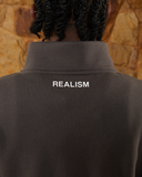 ELITE HALF ZIP SWEATER ASPHALT
