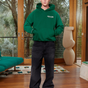 HEAVEN LOGO HOODIE PINE GREEN