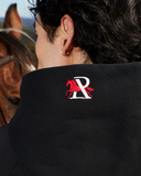 HORSE LOGO HOODIE BLACK