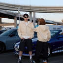 R SPEED ZIP HOODIE WASHED TAUPE