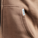 HORSE PATCH ZIP HOODIE EARTH