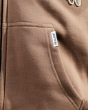 HORSE PATCH ZIP HOODIE EARTH