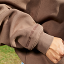 HORSE PATCH ZIP HOODIE EARTH