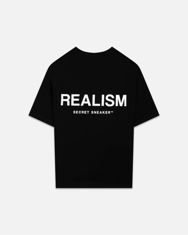 BACK LOGO TEE JET BLACK