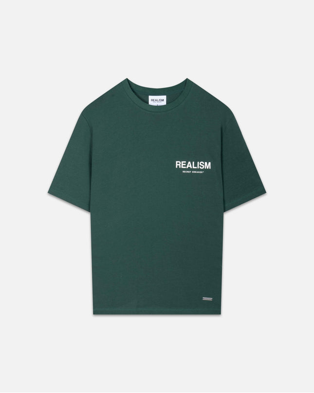 BACK LOGO TEE PINE GREEN