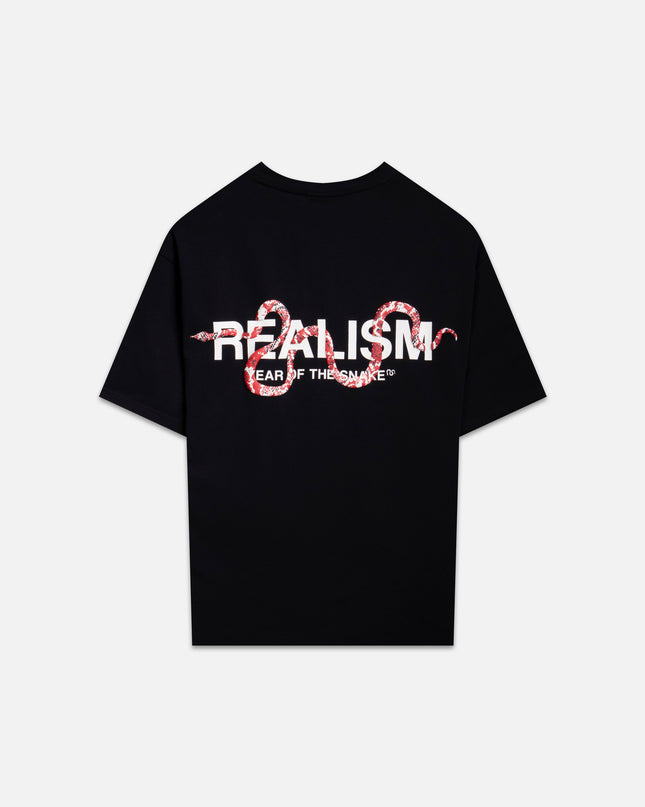 SNAKE LOGO TEE BLACK