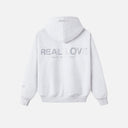 REAL LOVE ZIP HOODIE SNOW MARLE