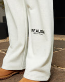 HEAVEN LOGO SWEATPANTS OPEN LEG OATMEAL
