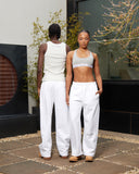 HEAVEN LOGO SWEATPANTS OPEN LEG SNOW MARLE