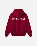 VISION LOGO HOODIE CARMINE RED