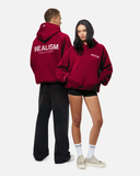 VISION LOGO HOODIE CARMINE RED