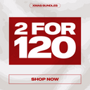 <strong>2 FOR 120 </strong>BUNDLE