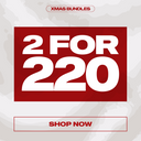 <strong>2 FOR 220 </strong>BUNDLE