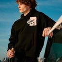 COLLEGE TEAM HOODIE V2 MIDNIGHT PEACH